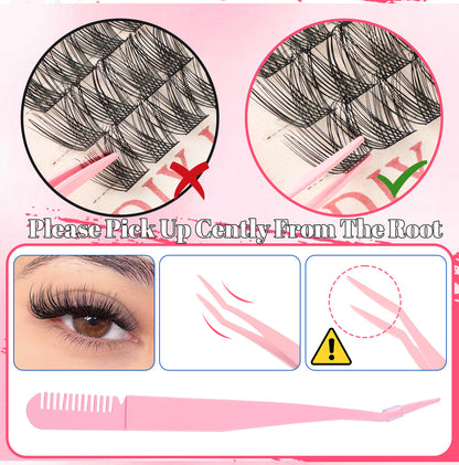 Kit Faux Cils DIY 640 Touffes
