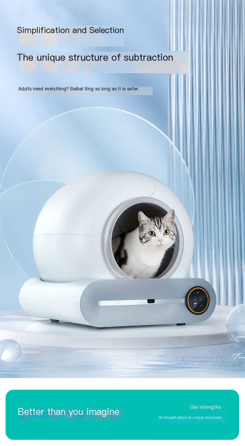 Bac à litière intelligent pour chat nettoyage automatique